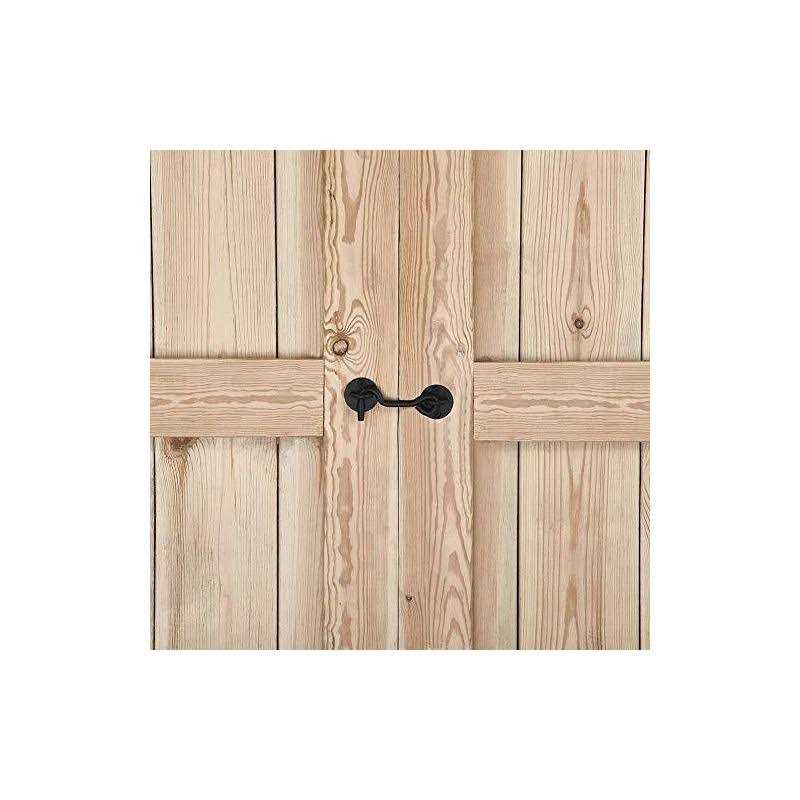 Raswik 4 Privacy Hook and Eye Gate Latch Easy Lock - Inhomebuy