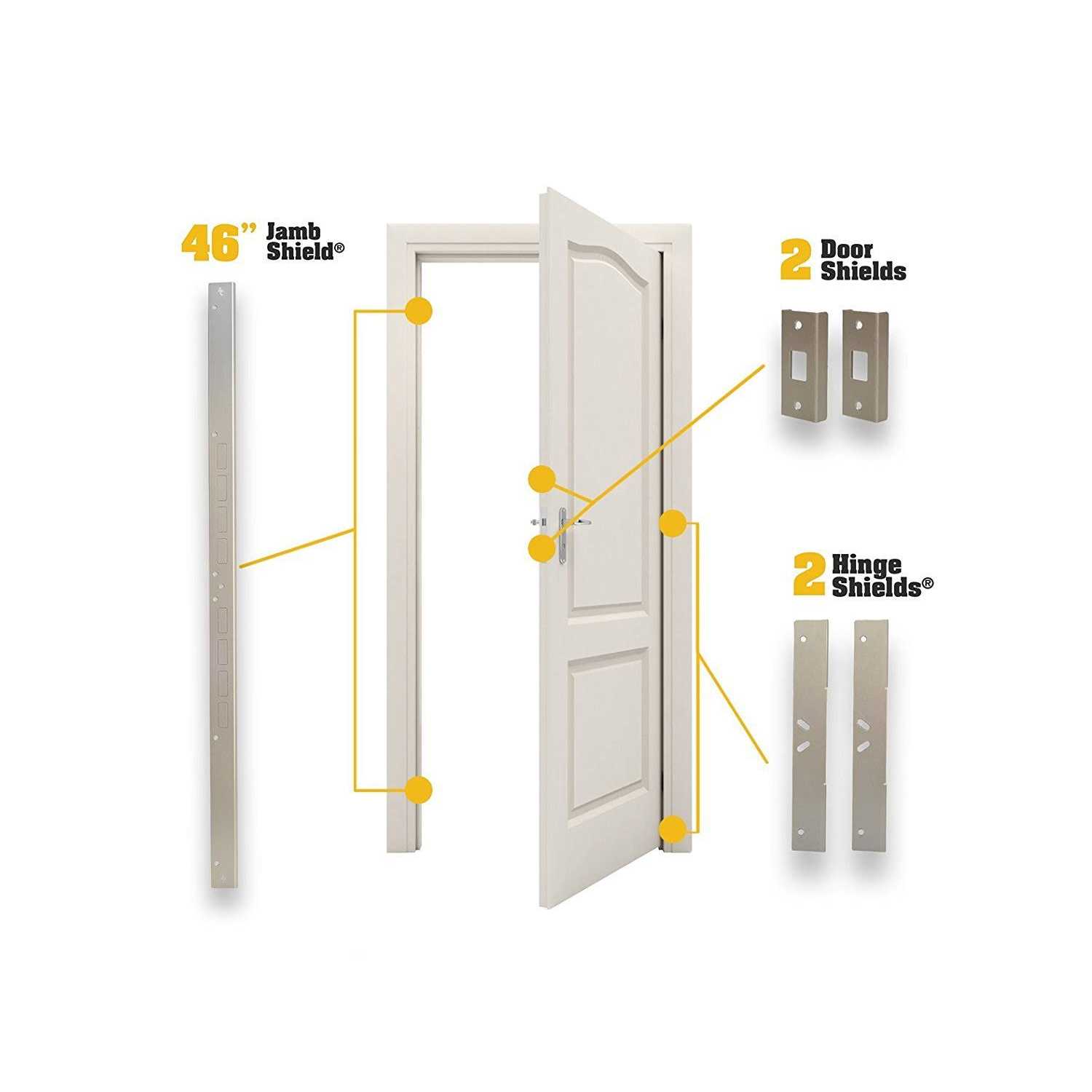 Door Armor Fix-A-Jamb Interior Door Jamb Repair - Inhomebuy