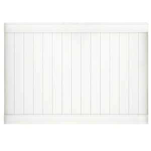 Weatherables Naples 3 ft. H x 8 ft. W White Vinyl Stair Railing Kit - Inhomebuy