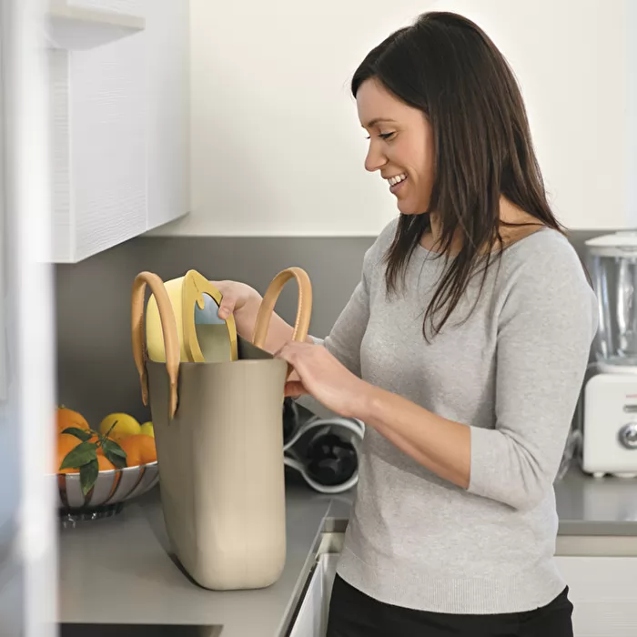 S STORE&MORE - Deep airtight fridge/freezer/microwave containers Dark Grey 750cc - Inhomebuy