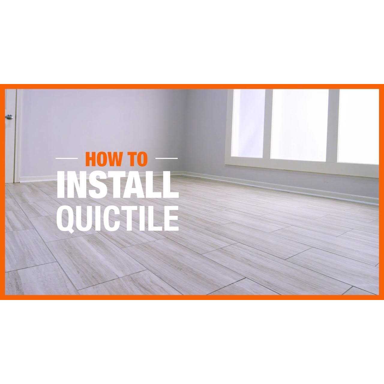 Daltile QuicTile 12 in. x 24 in. Graphite Matte Porcelain Locking Floor Tile - Inhomebuy