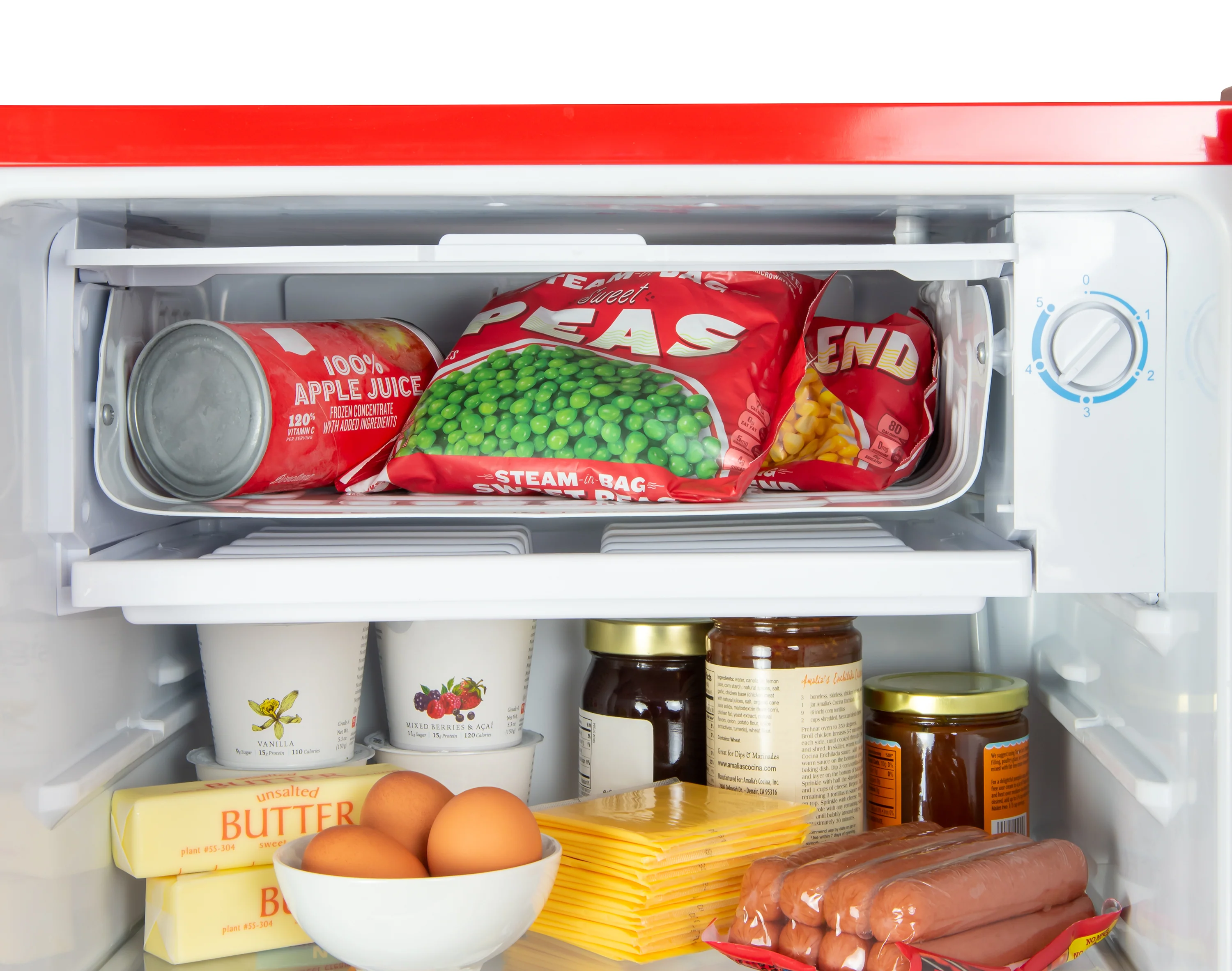 Coca-Cola 3.2 Cu. Ft. Refrigerator With Freezer, Red - Inhomebuy