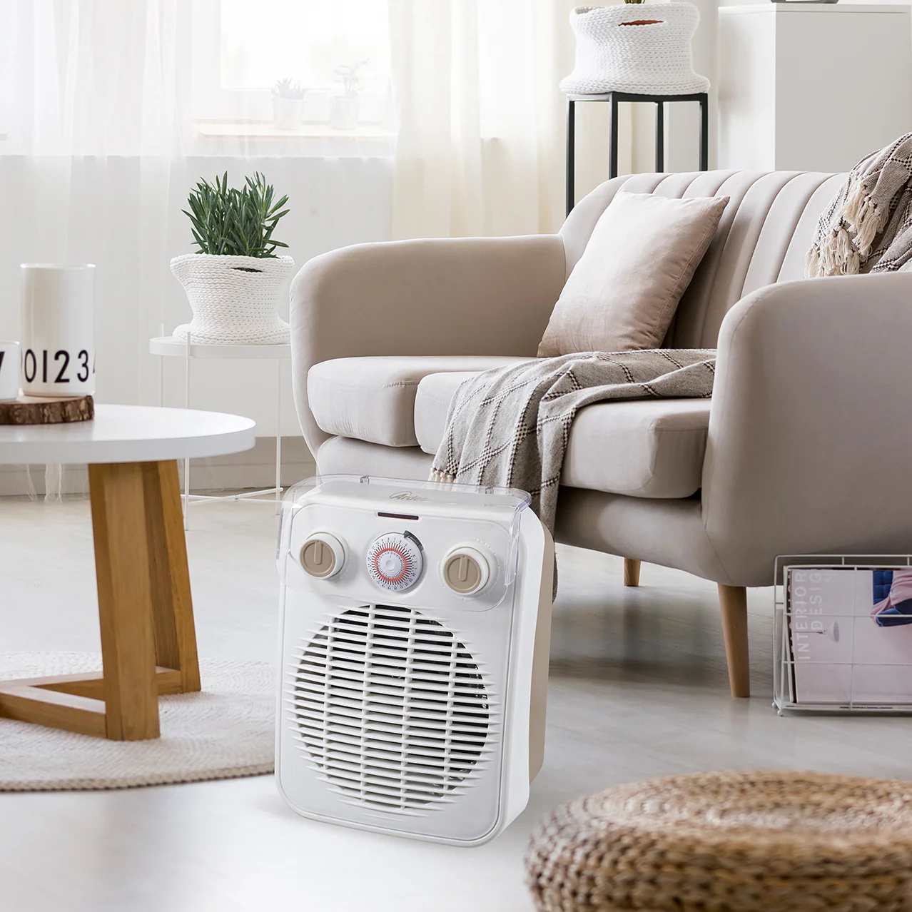 Fan Heater With Timer Chronos �?IP21 - Inhomebuy