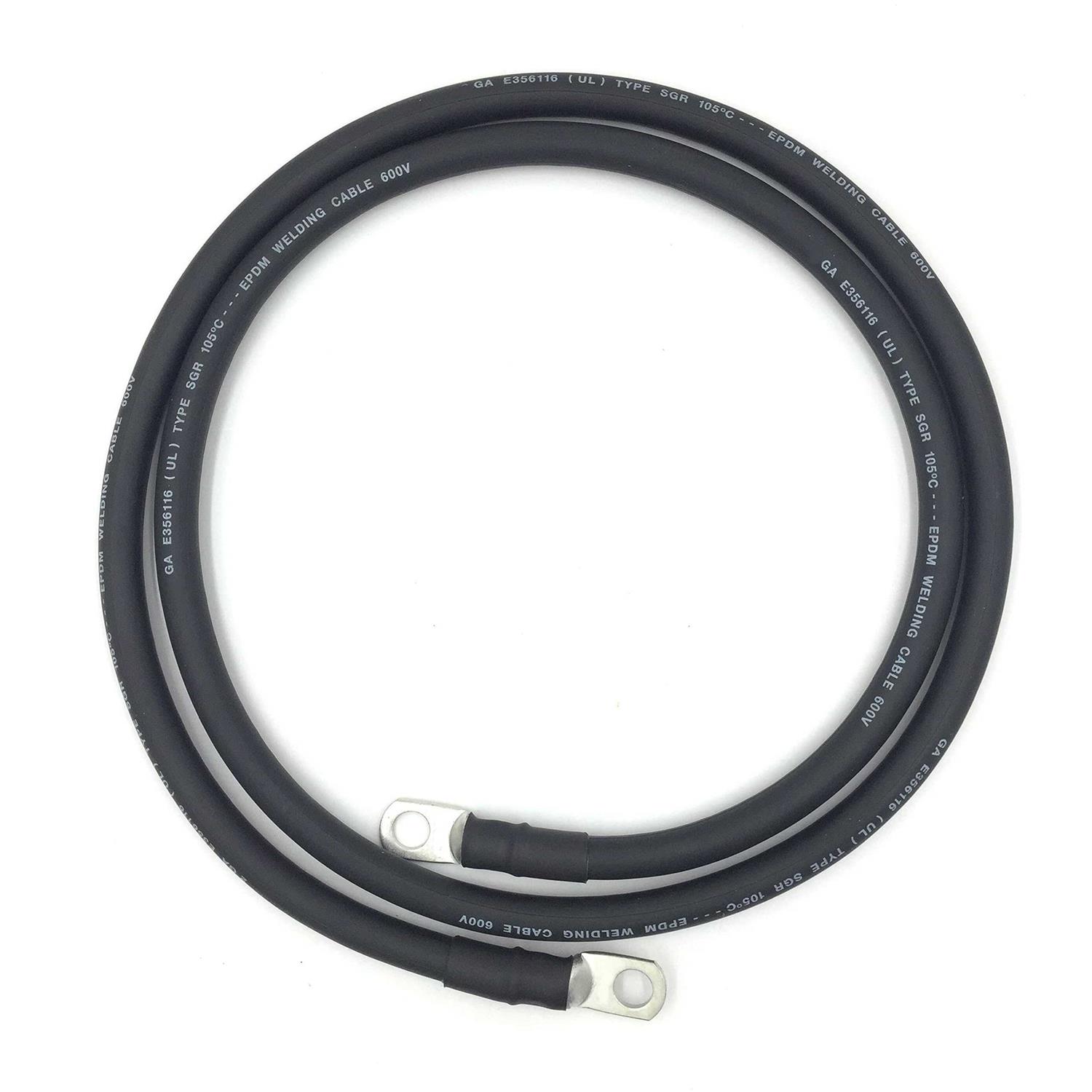 END GAME 4 AWG Gauge Fully Assembled Battery Cables, 1-15ft Lengths, Positive or Negative Wire - Inhomebuy