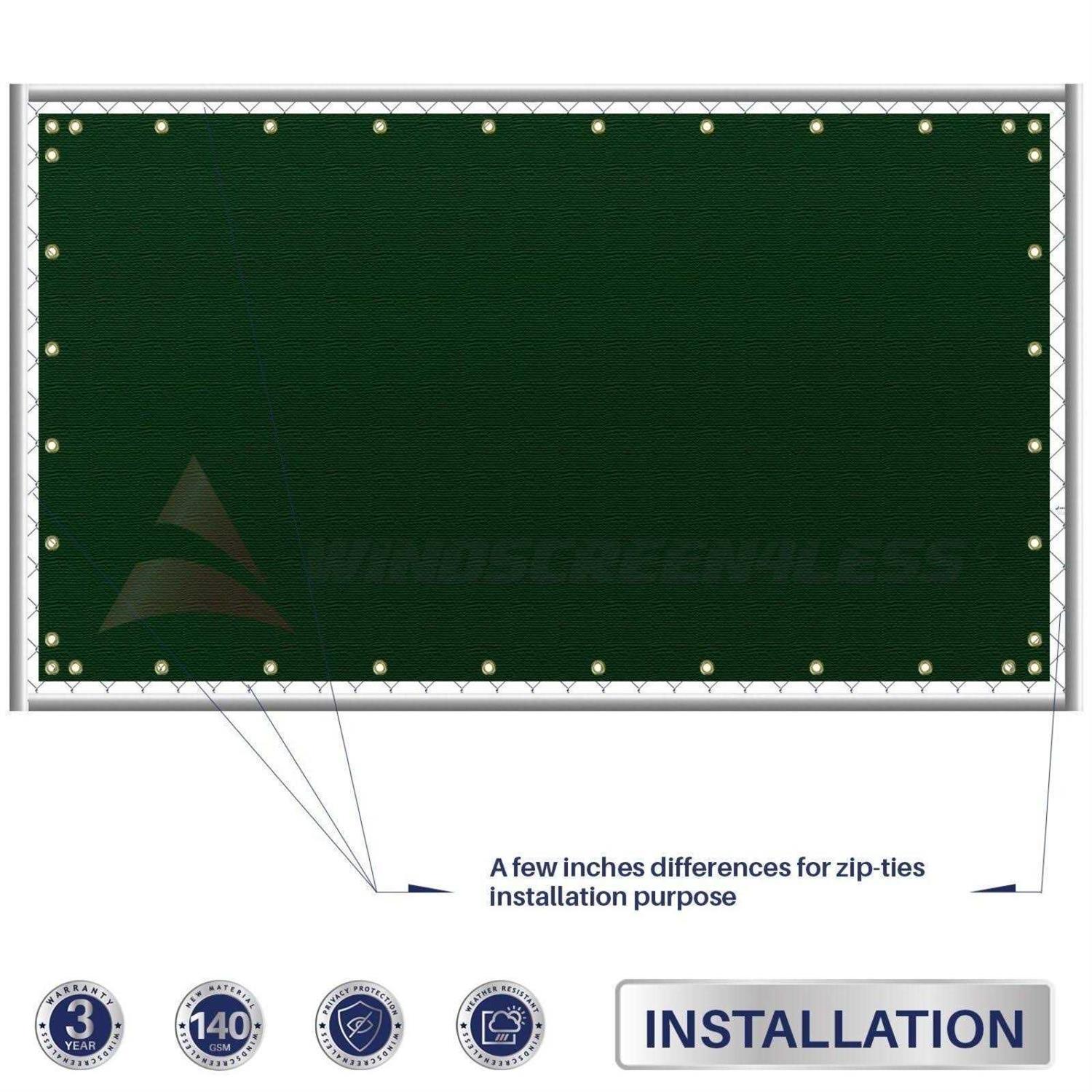 Windows Screen and Screen Door Repair Kit 48×118 Charcoal Fiberglass Mesh with Rolling Tool/Hook/Ruler/Cutter/Spline - Inhomebuy