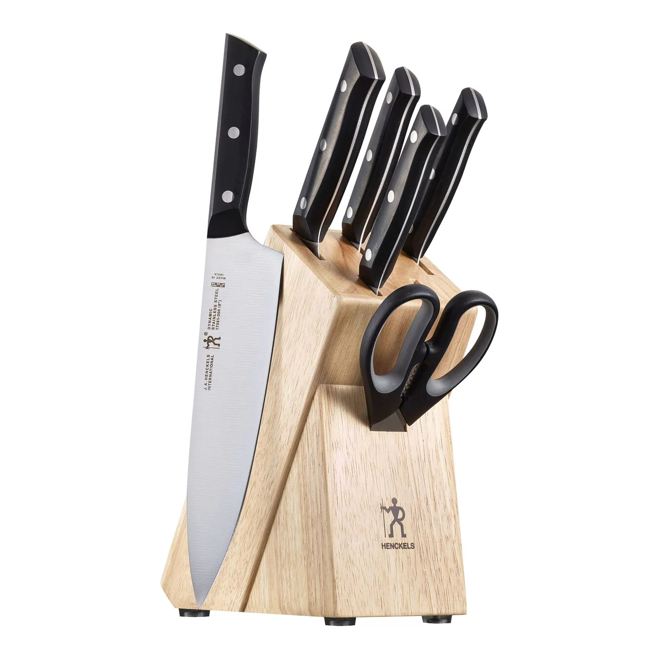 Henckels 7pc Knife Block Set, Dynamic Series - Inhomebuy