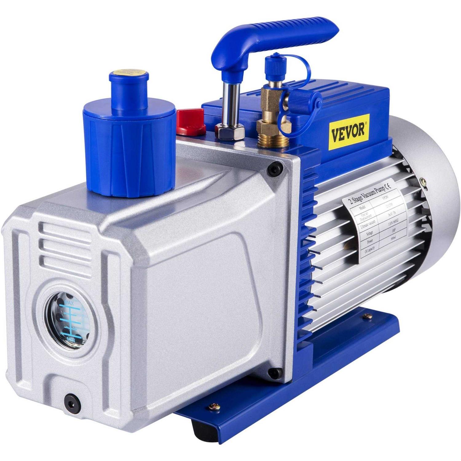 VEVOR Vacuum Chamber with Pump 5 Gallon Chamber 5 Single Stage Rotary Vane Vacuum Pump - Inhomebuy