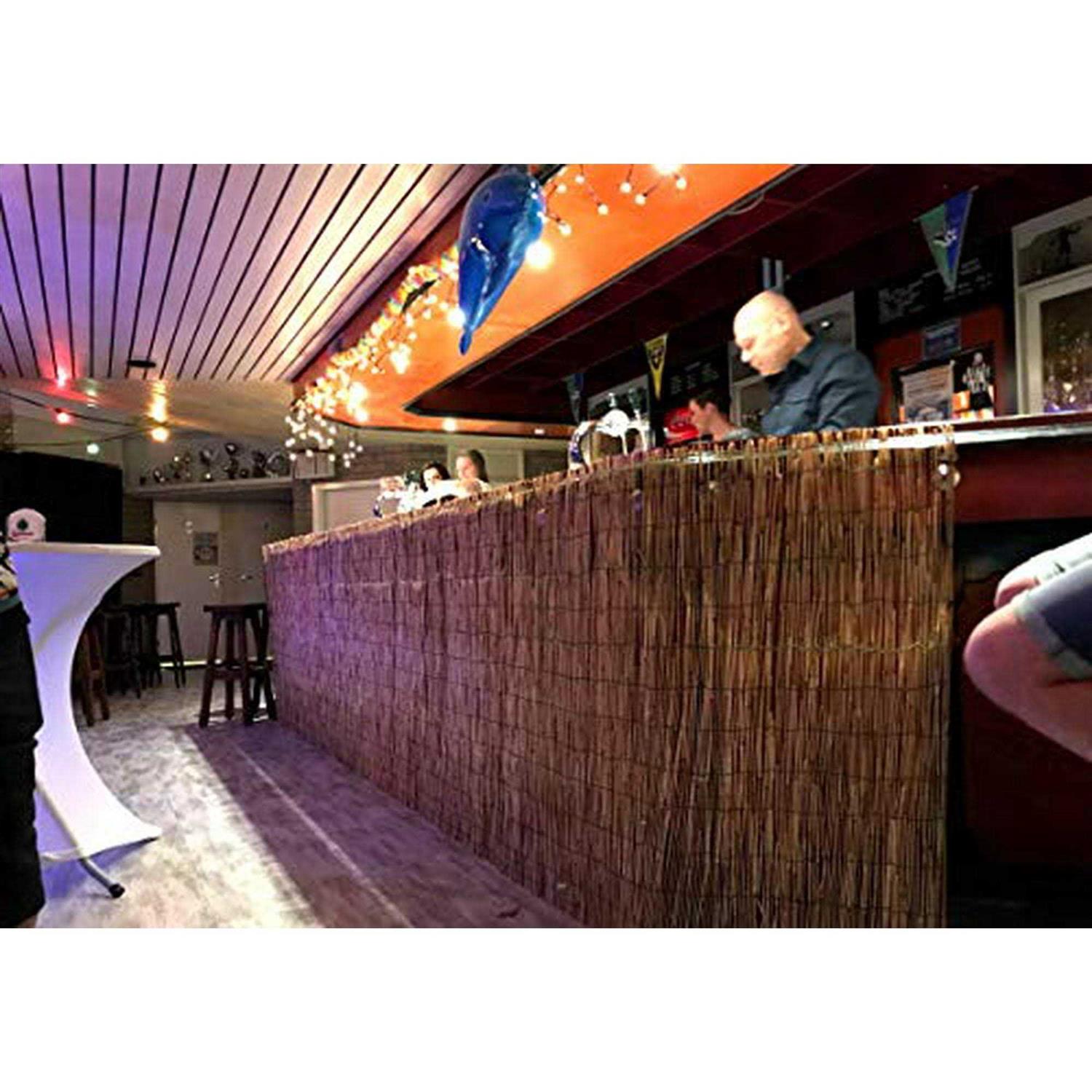 MGP Bamboo Slat rolled Fence - Inhomebuy