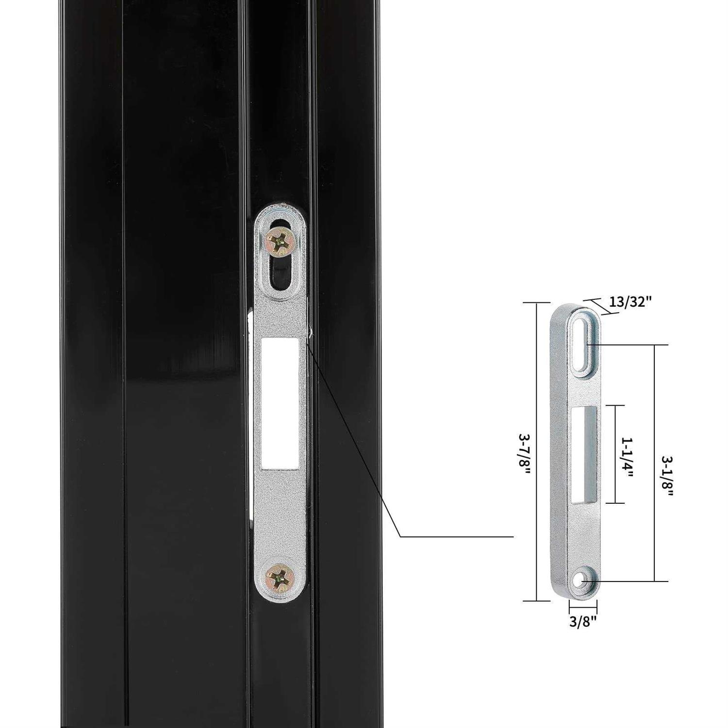 NAUBEA 1 Pack Door Knob Hole Cover Plate 2 5/8 diameter round deadbolt Cover Plate - Inhomebuy