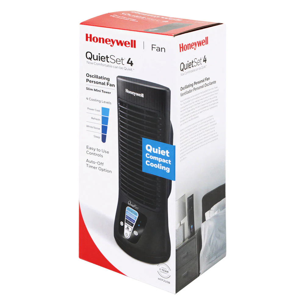 Honeywell Table Fan 13'' 4-speed DC motor | HTF210BC - Inhomebuy