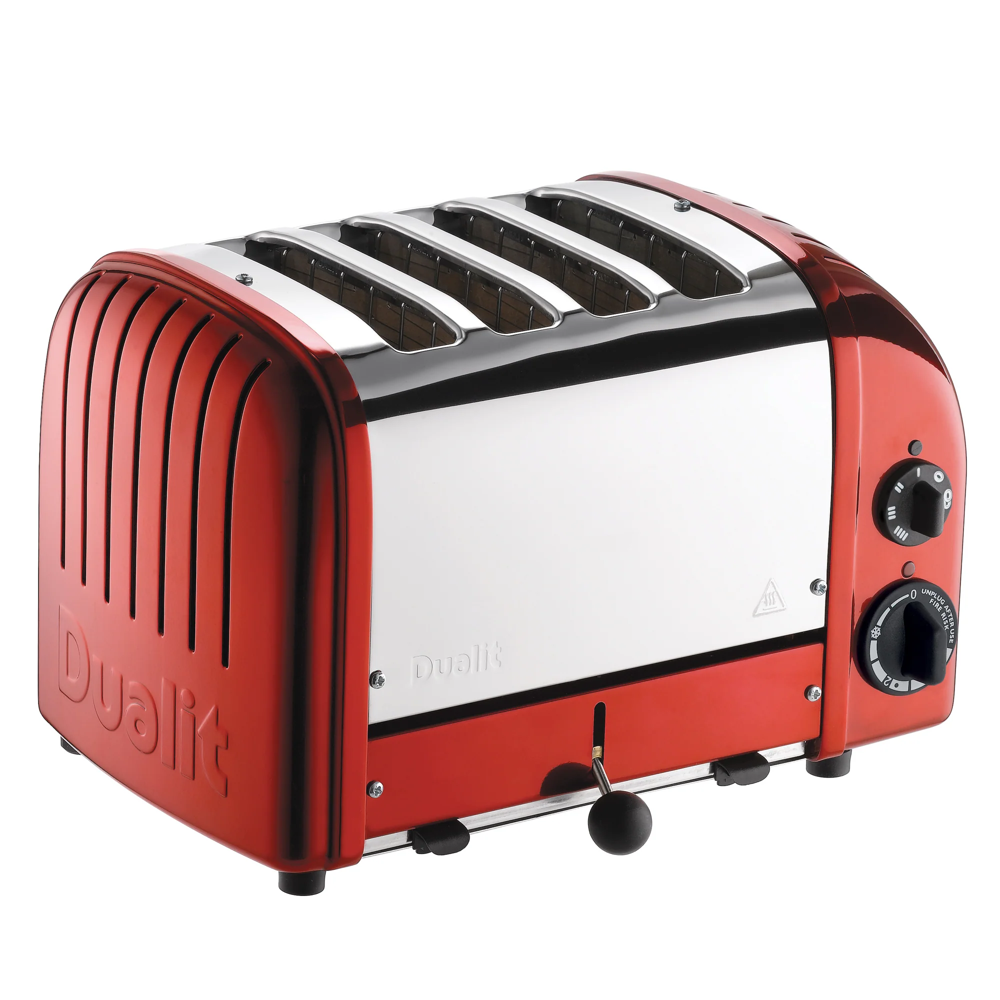 Dualit New Generation Classic 4-Slice Toaster in Apple Candy Red - Inhomebuy