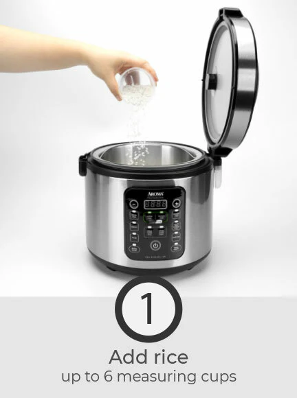 Aroma ARC-1120SBL SmartCarb Rice Cooker: 10 cup, multi-function - Inhomebuy