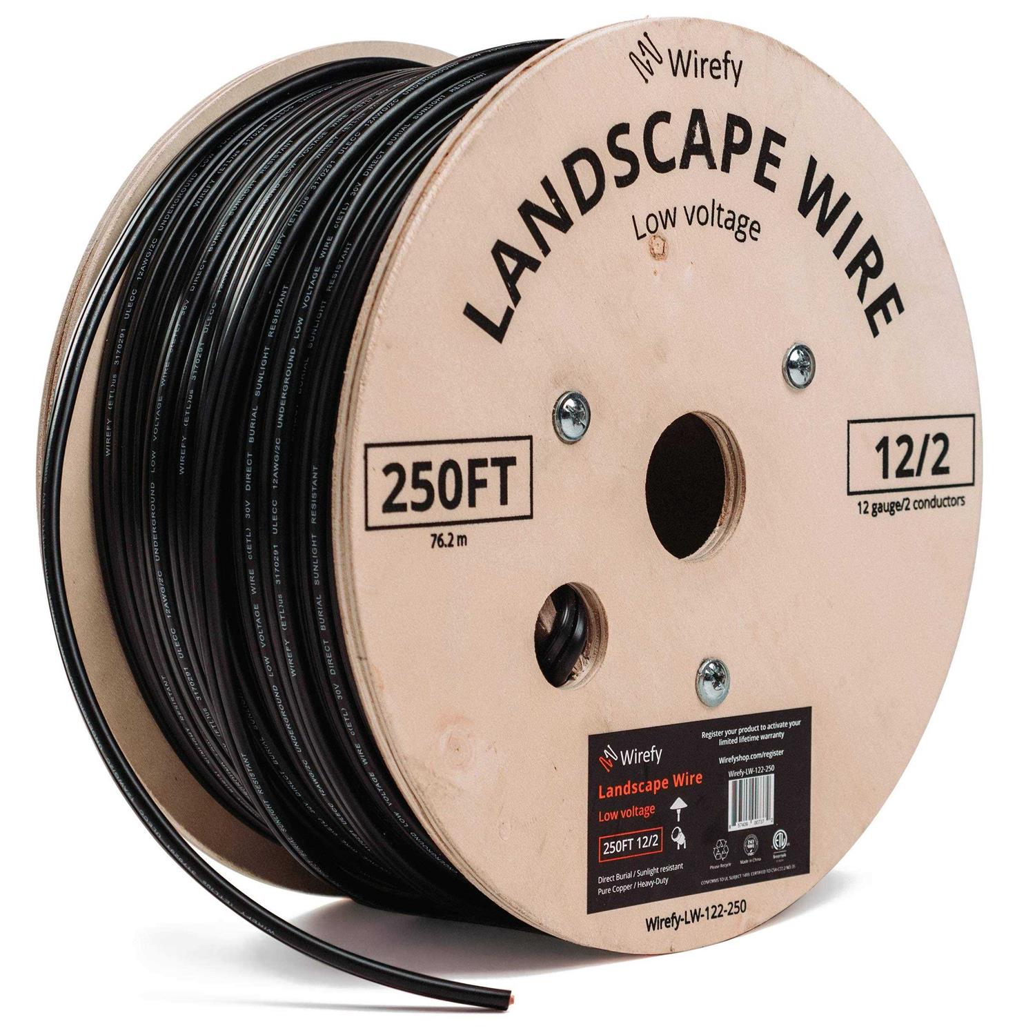 Wirefy Low Voltage Landscape Lighting Wire - Inhomebuy