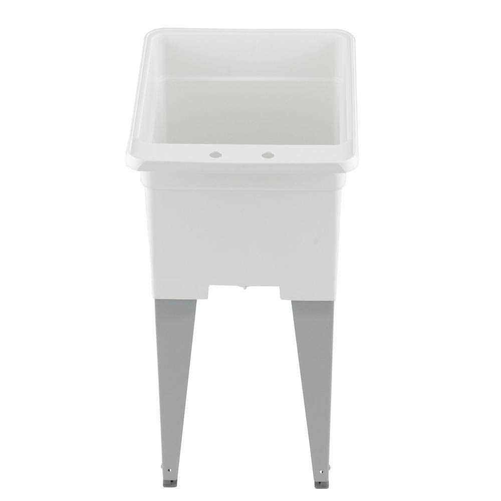 Mustee 19W Utilatub Laundry Tub Wall - Inhomebuy