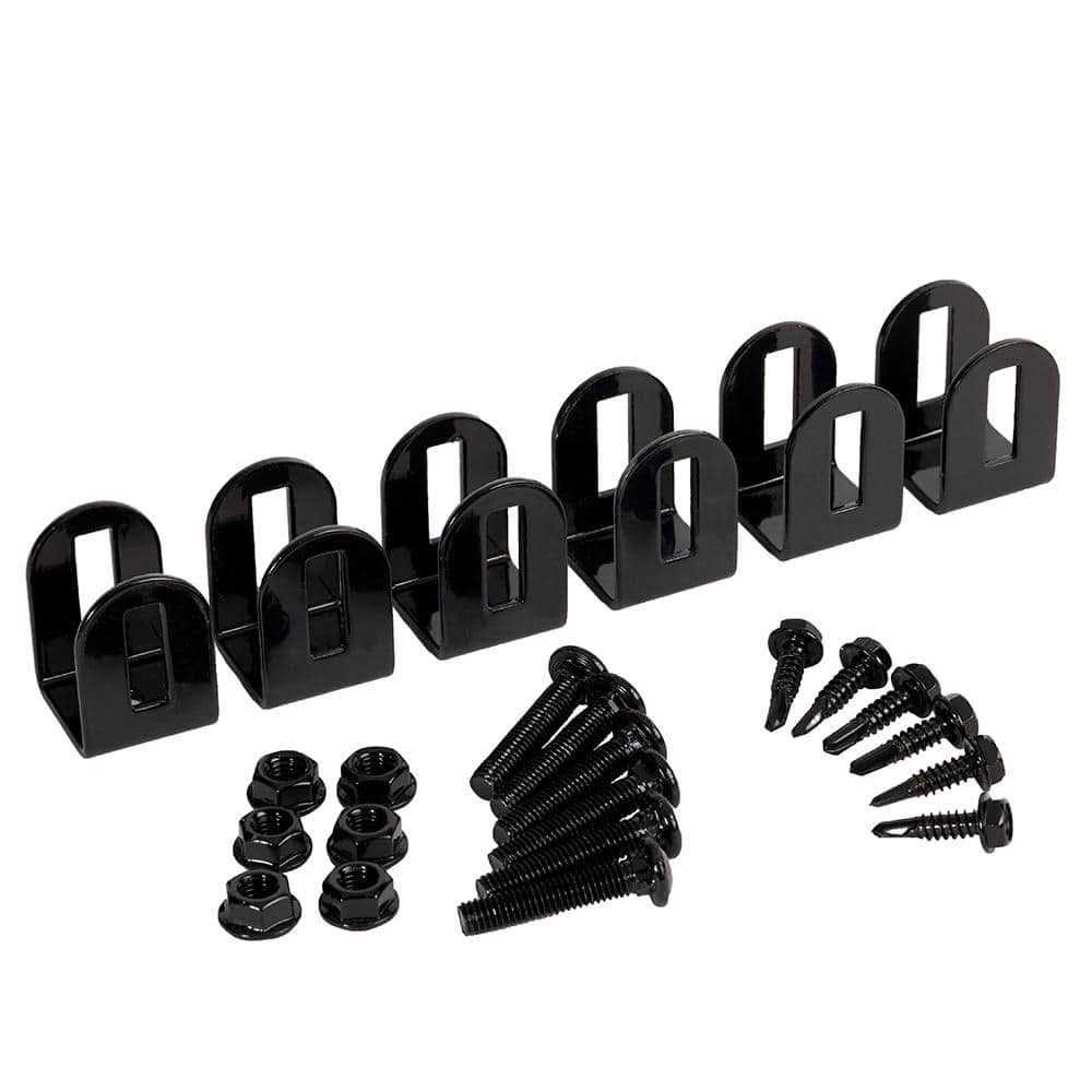 Fortress Building Products Versai 1-1/2-in Black Gate Latch 650178 - Inhomebuy