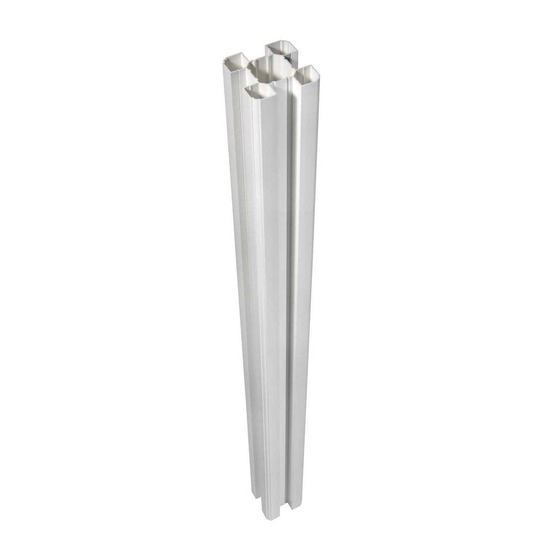 WamBam Fence 4-ft H x 6-ft W Sturbridge Style White Vinyl Flat-top Fence Panel Cap BL19103 - Inhomebuy
