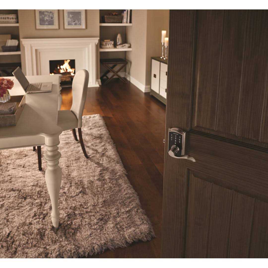 Schlage Camelot Touch Lock with Accent Lever - Inhomebuy