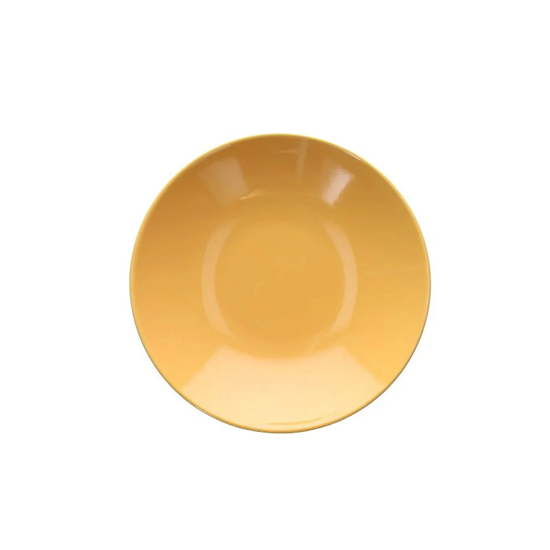 Natural Love Soup Plate Yellow 22cm - Inhomebuy