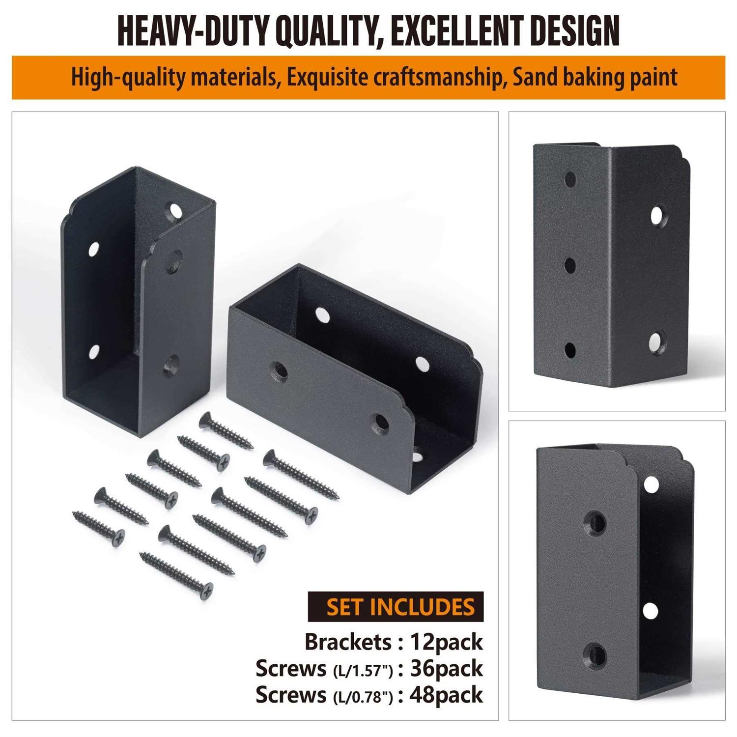 WOCEPU Stainless Steel Adjustable Post Protector, Protects Wooden Mailboxes and Fences from Lawnmower and rain Damage - Inhomebuy