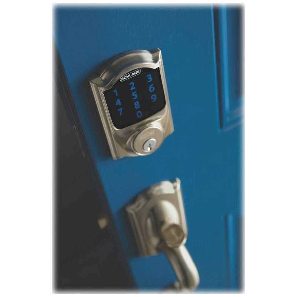 Schlage Connect Touchscreen Electronic Deadbolt Satin Nickel - Inhomebuy