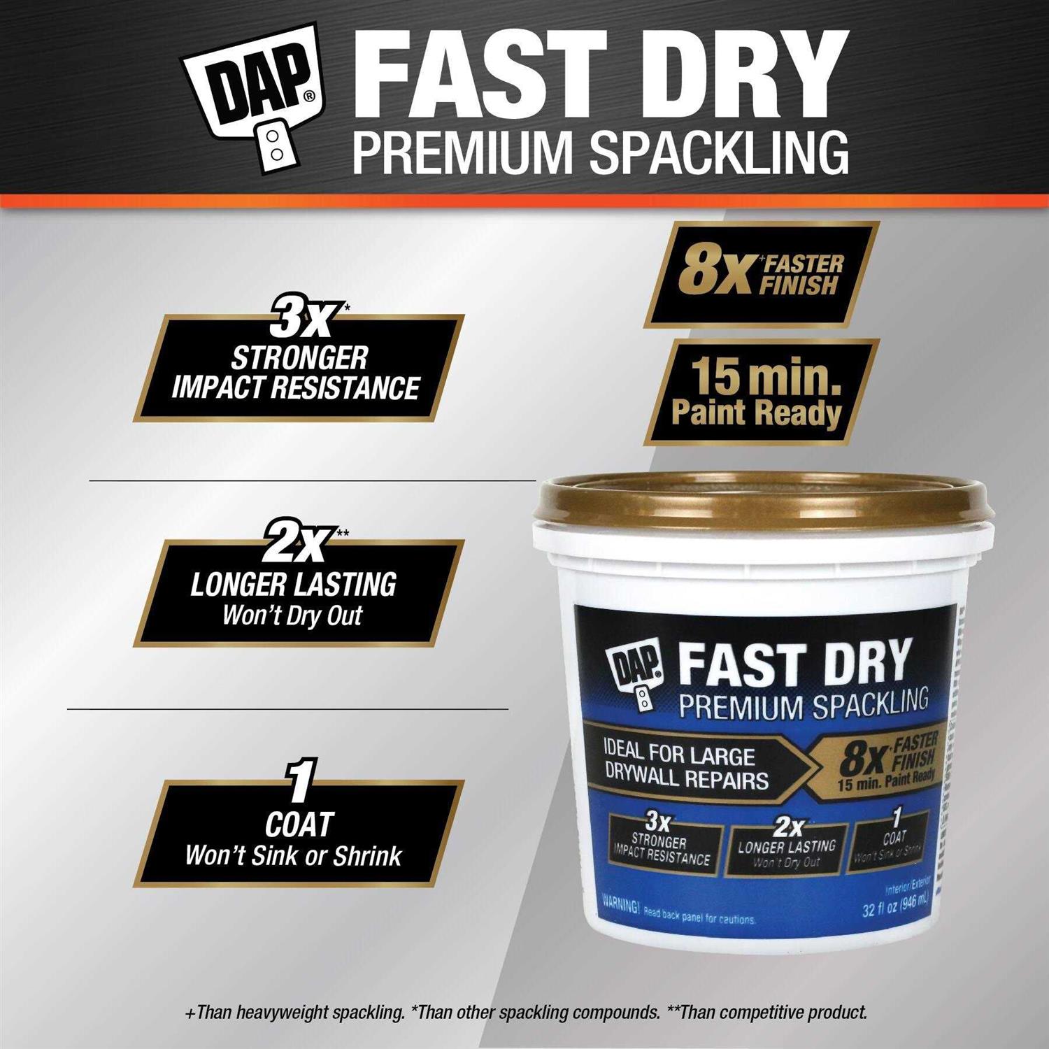 Dap Fast Dry Spackling - Inhomebuy