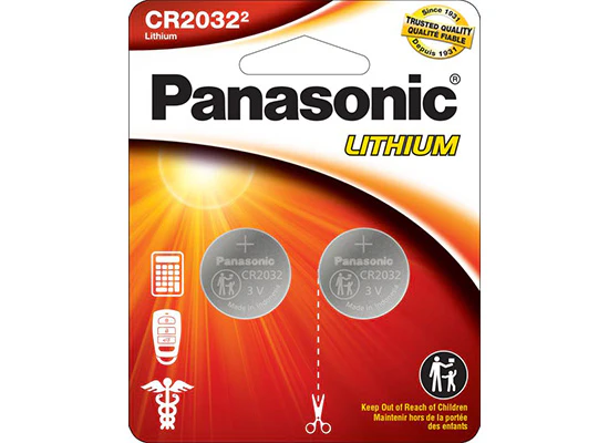 Panasonic Lithium Coin Battery: 3V x 1 | CR2032 - Inhomebuy