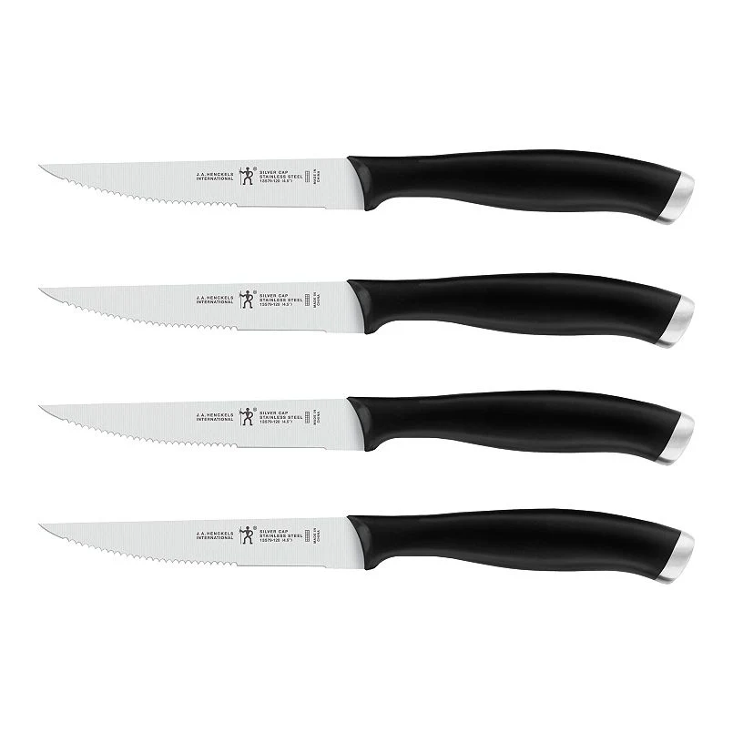 Henckels 4pc Steak Knife Set, Silvercap Series - Inhomebuy