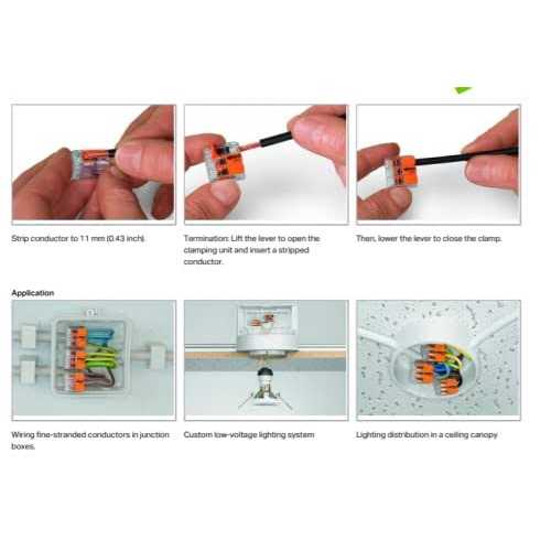 Wago 221 Series 3 Port Lever Wire Connector 3014062 - Inhomebuy