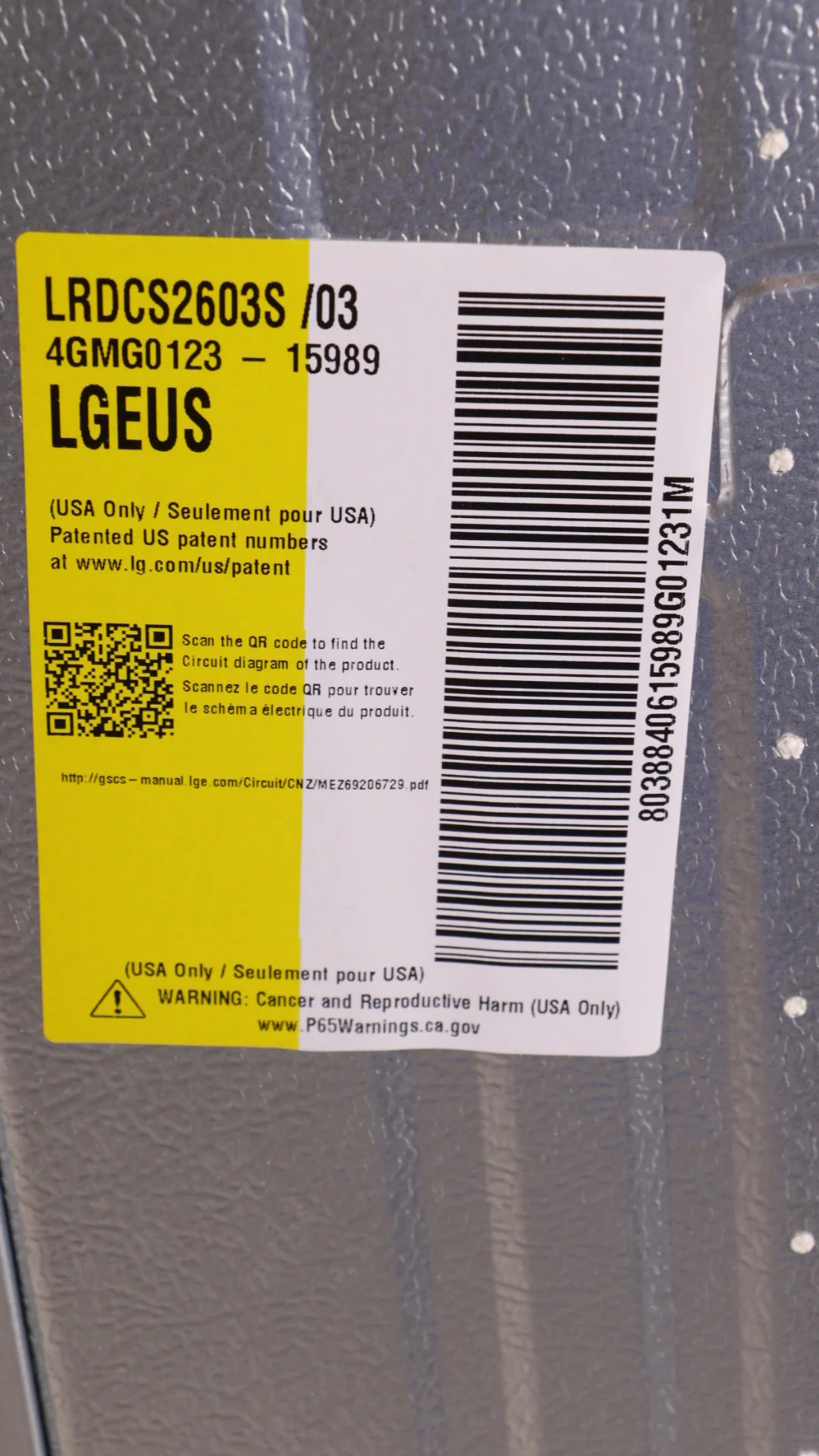 LG 33 IN. 26 CU. FT. SMUDGE-RESISTANT STAINLESS STEEL TWO-DOOR BOTTOM FREEZER DRAWER REFRIGERATOR WI - Inhomebuy