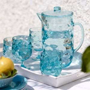 Moon - Wine Cup - Set 6 pcs - Acqua - Inhomebuy