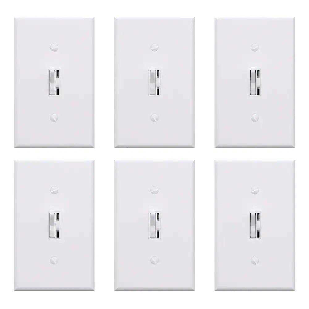 ELEGRP Slide Dimmer Switch for Dimmable LED,CFL,Incandescent Bulbs,Single Pole/ 3-Way - Inhomebuy