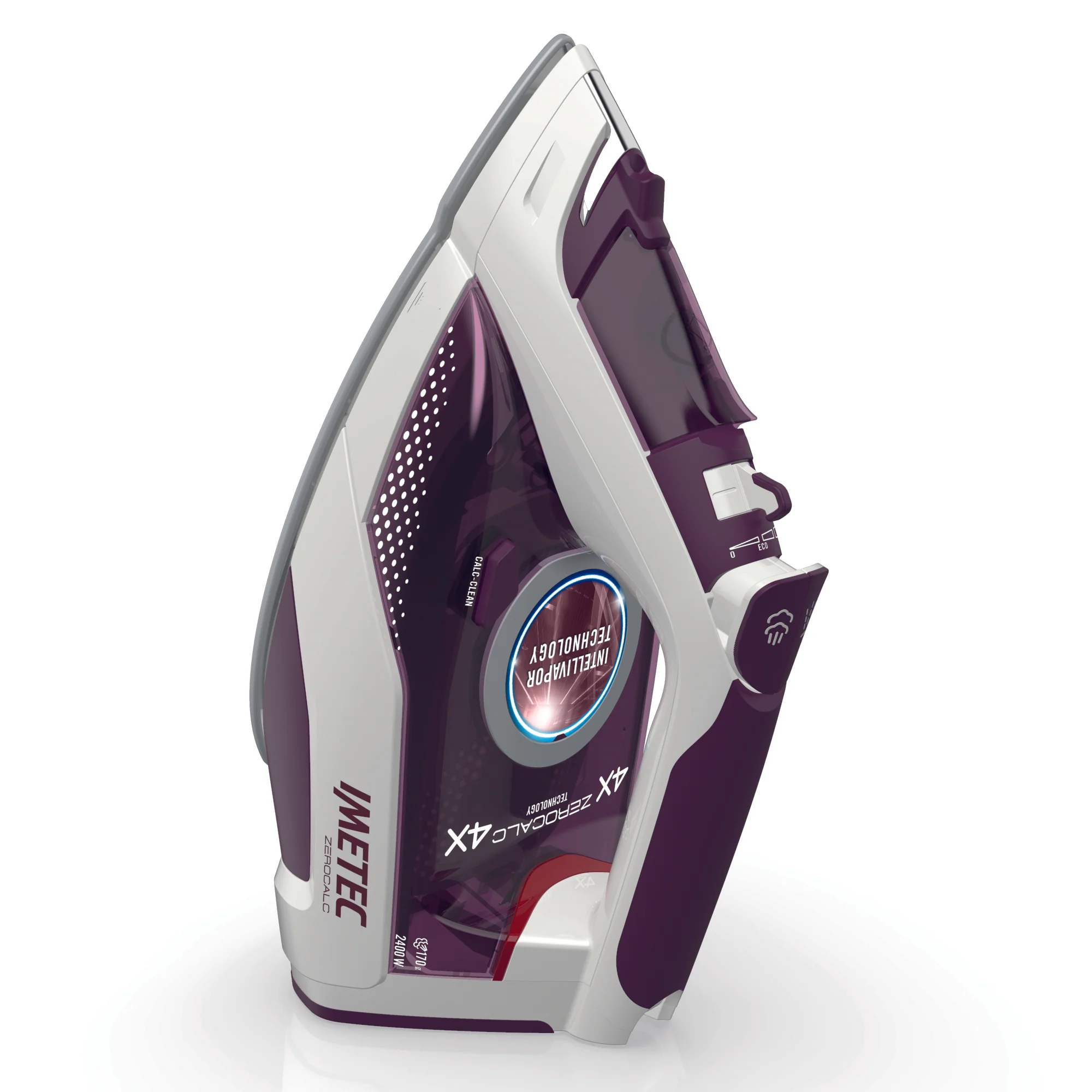 Imetec Steam Iron , 4X Zero Calc Z3 3900, 2400W, 170G , Glide Ceramic - Inhomebuy