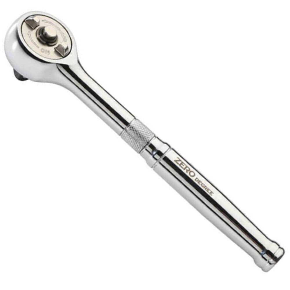 Zero Degree 1/4 Drive Gearless Ratchet with Socket Quick Release - Inhomebuy