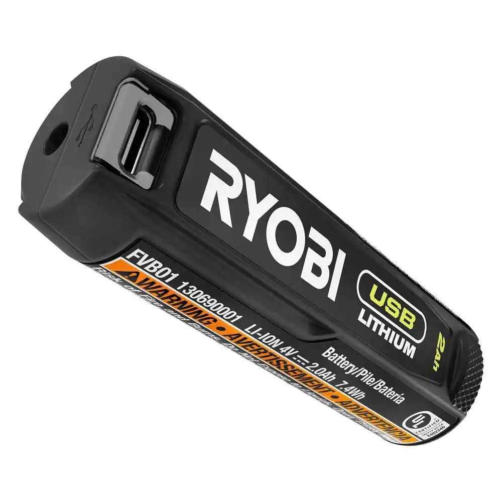 RYOBI USB Lithium 2.0 Ah Lithium-ion Rechargeable Battery - Inhomebuy