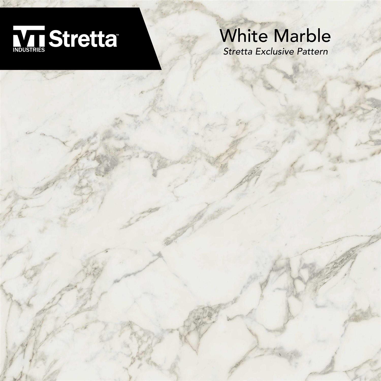 VT Industries 25-inch X White Marble Stretta - Inhomebuy