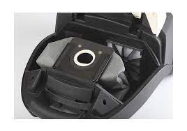 Bagged Vacuum Cleaner,Beige,Silent,1 Textile & Paper Bag, Metal Brush, 2400W - Inhomebuy