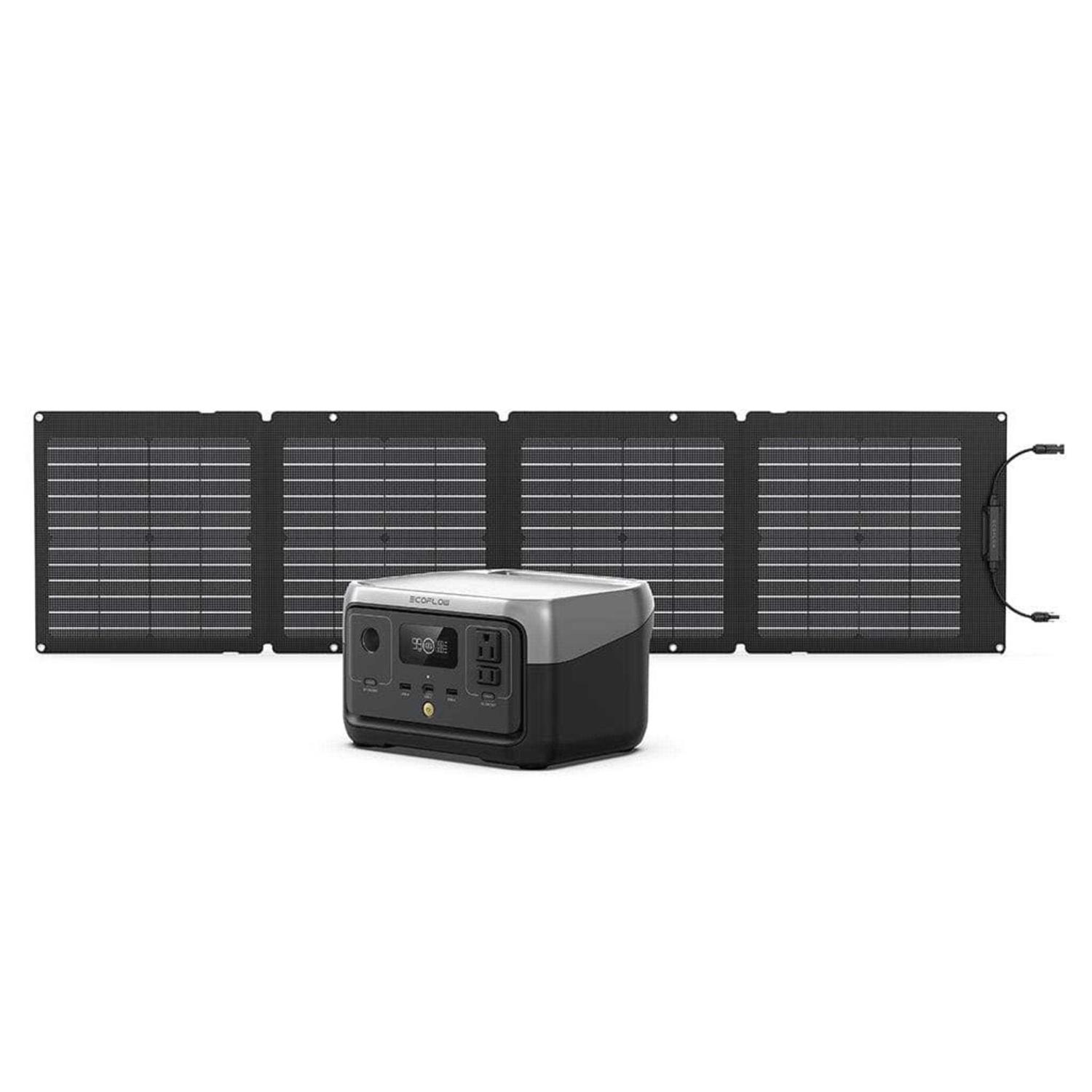 EcoFlow 2x 100W Rigid Solar Panel - Inhomebuy