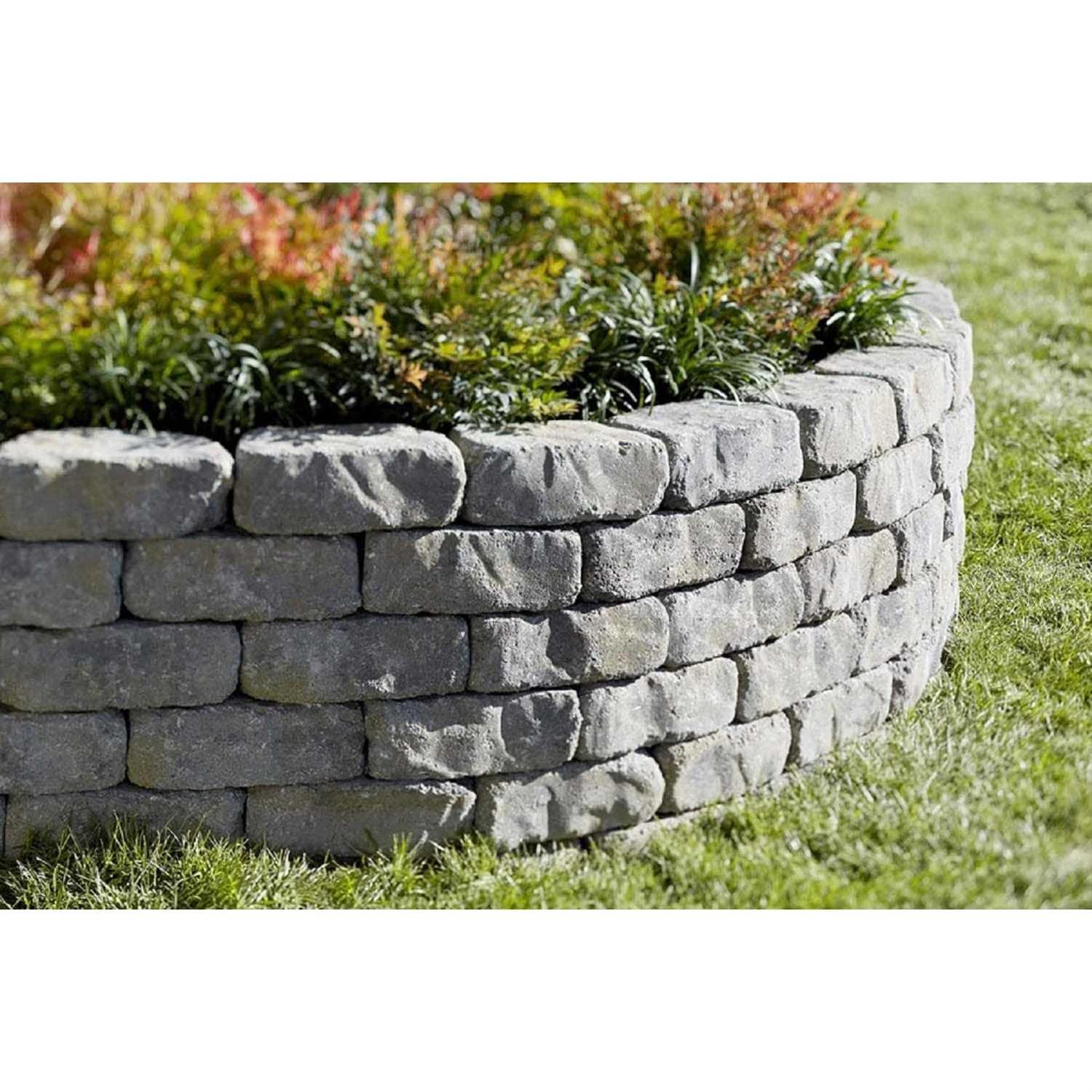 Lowe’s Matt log 16-in L x 3-in W x 6-in H Tan Concrete Straight Edging Stone in Off-White | 102806211 - Inhomebuy