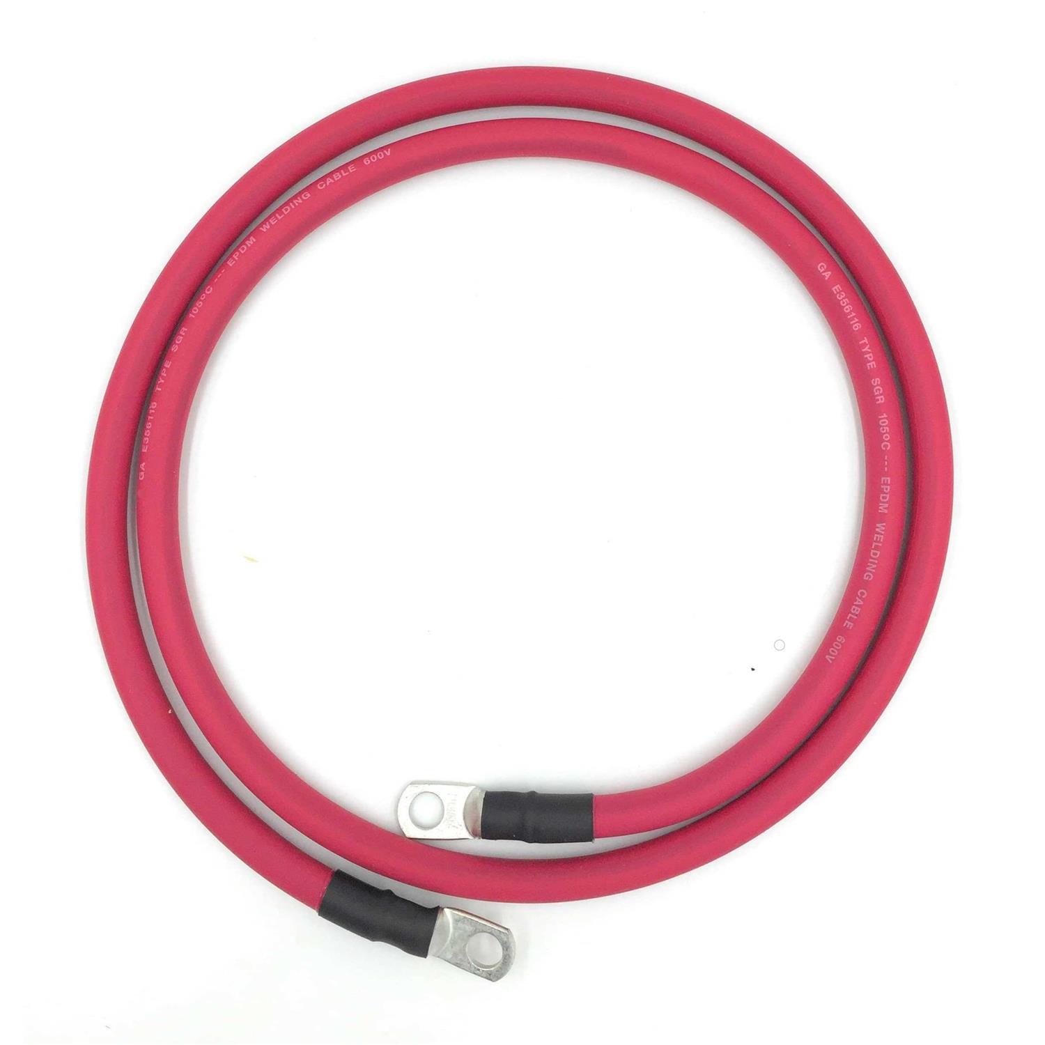 End Game 2 Awg Gauge Marine Grade Battery Cables Fully Assembled With Heavy Duty Tinned Lugs - Inhomebuy