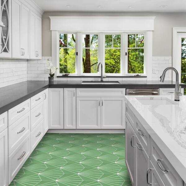Villa Lagoon Tile Spark C 8 in. x 9 in. Cement Handmade Floor and Wall Tile LH-SPAR3-S - Inhomebuy