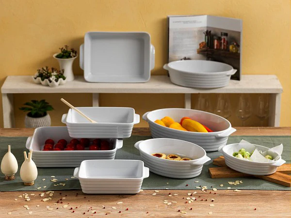 Rect.Bak.Dish 33x23cm/7h Pl-Cook Rings - Inhomebuy