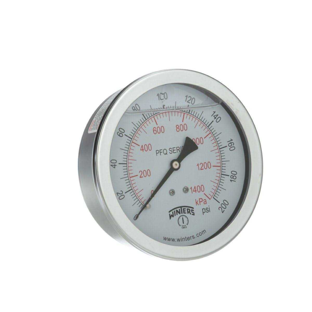 Winters Instruments TAS132 5 5AS Straight Thermometer with Thermowell - Inhomebuy