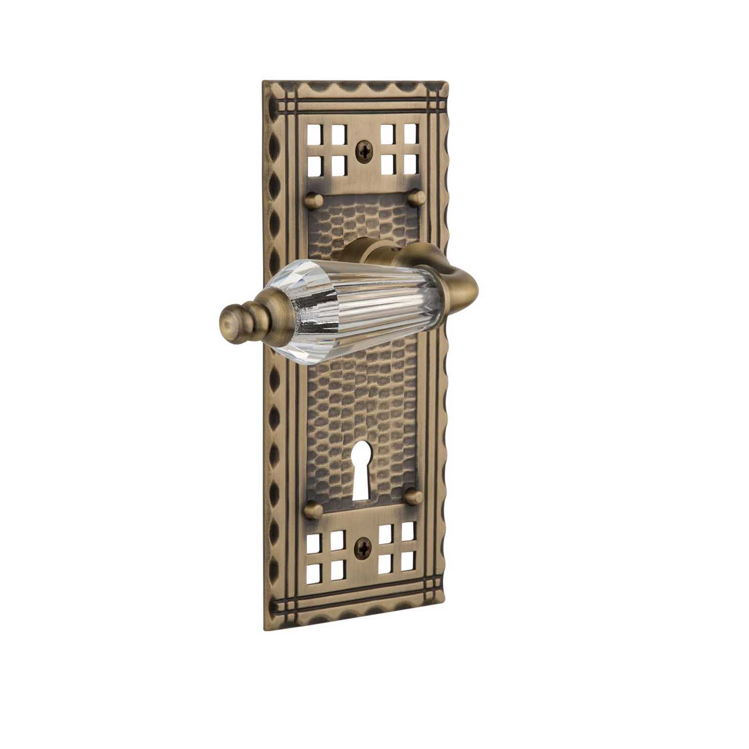 Nostalgic Warehouse Craftsman Plate Privacy Parlor Lever - Inhomebuy