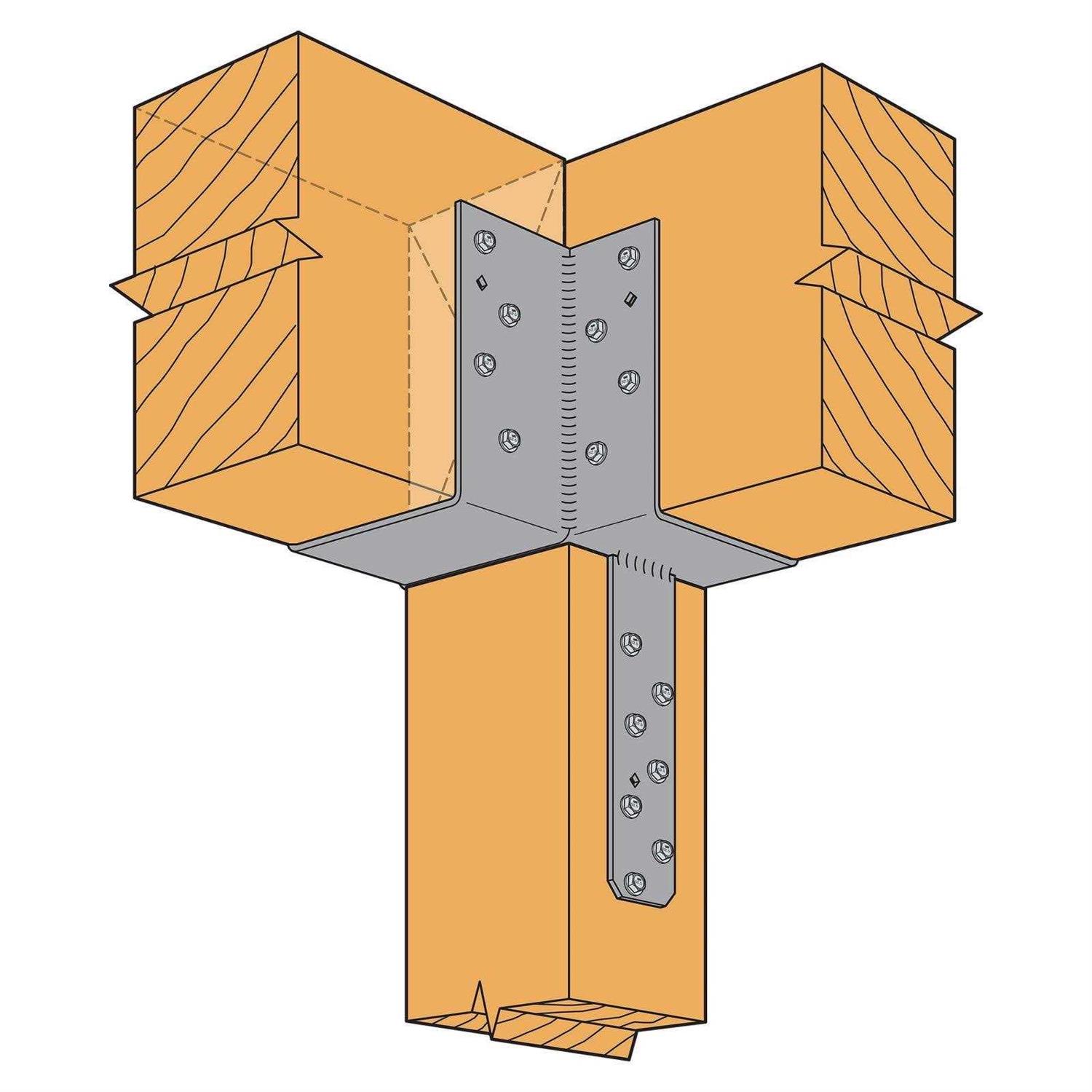 Simpson Strong-Tie E-Z Spike Fence Post Spike FPBS44 - Inhomebuy