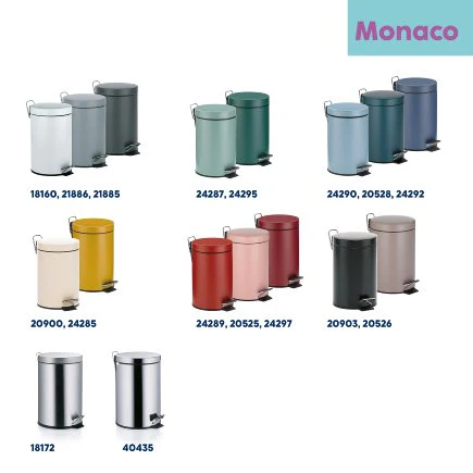 Dust Bin Monaco Black - Inhomebuy