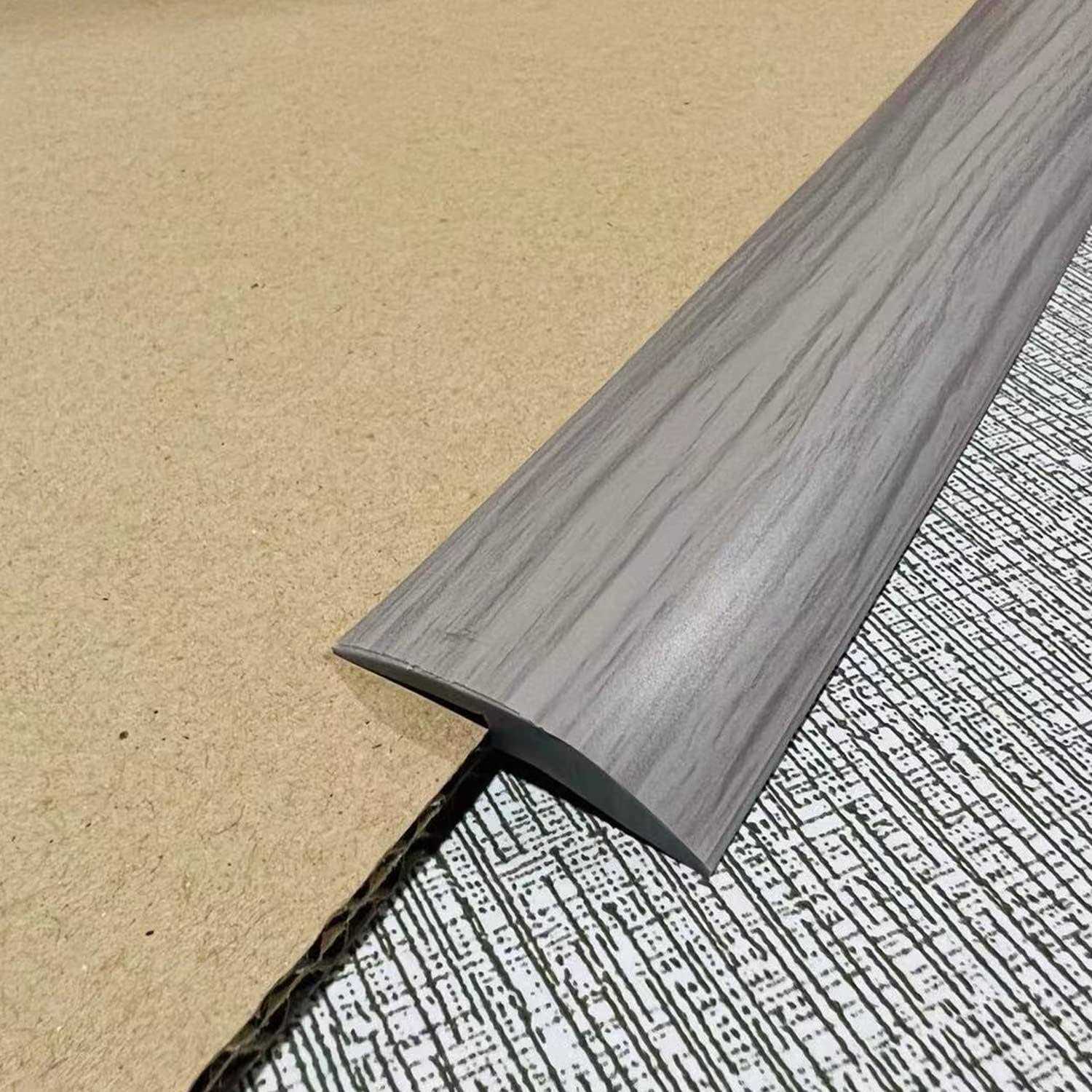 ZEYUE 6.56 FT PVC Carpet & Floor Edging Trim Strip-Threshold Transition Strips-Self Adhesive-Suitable for Threshold Transitions with a Height Less - Inhomebuy