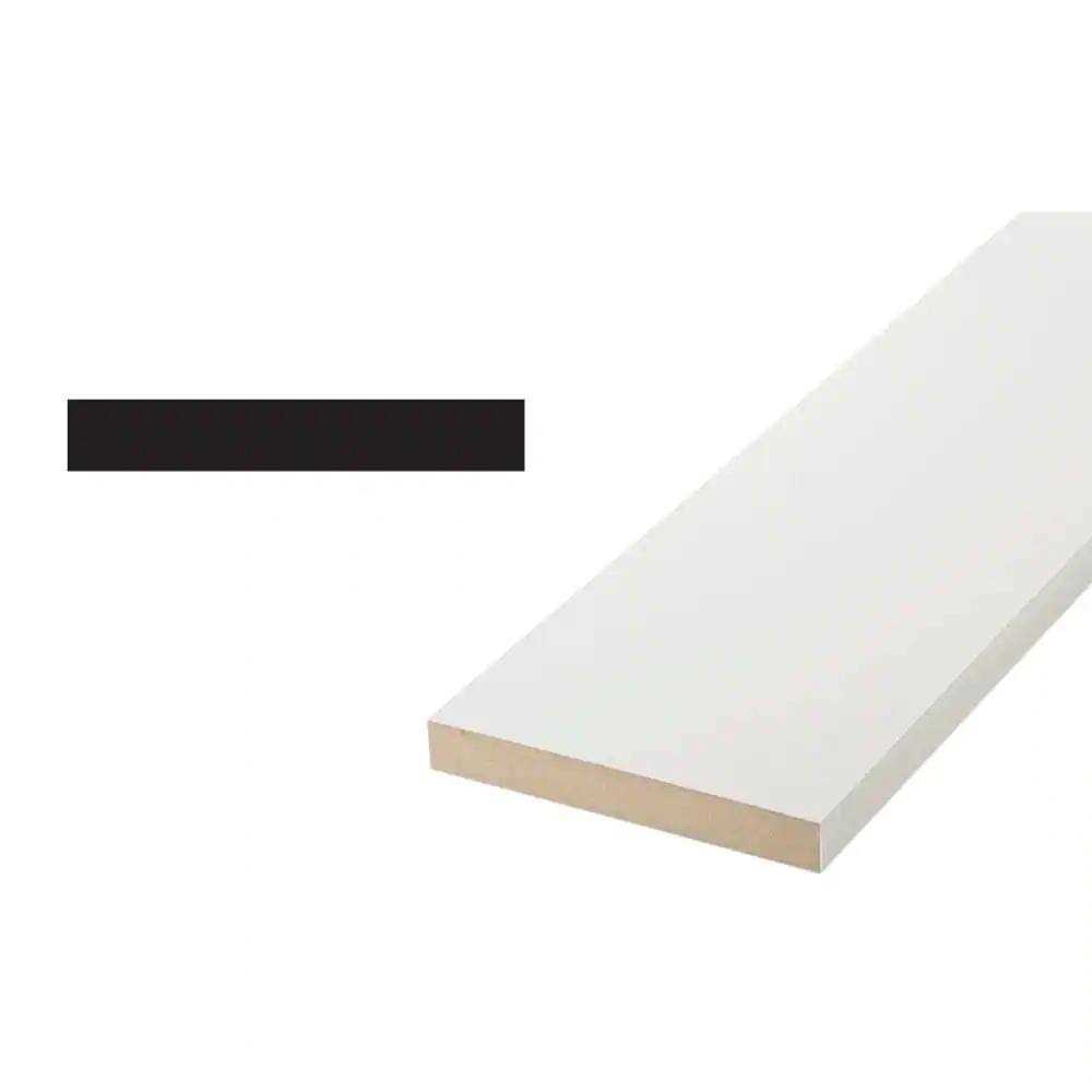 Woodgrain Millwork 11/16 in. x 96 in. Pine Primed Finger-Jointed S4S Moulding Board - Inhomebuy