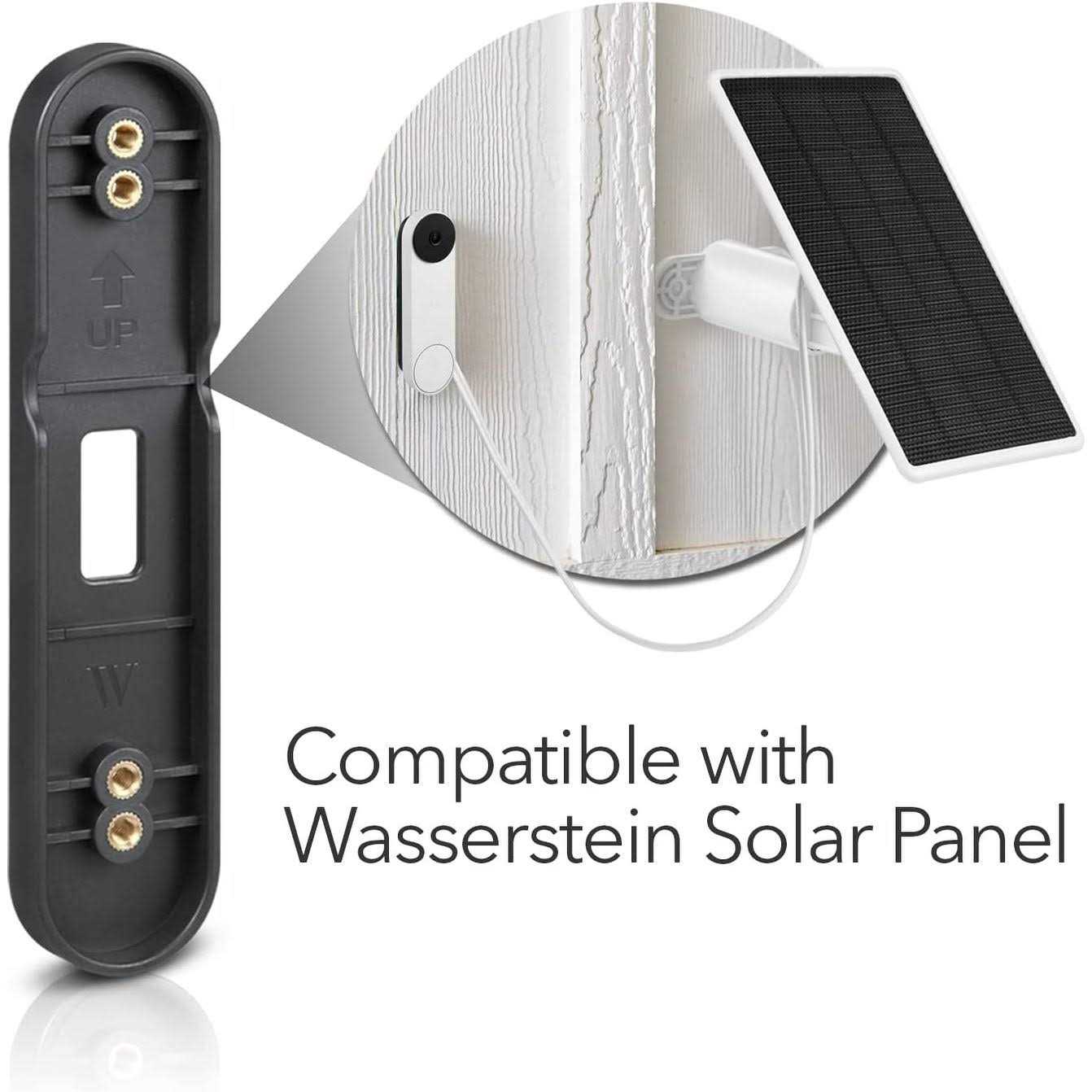Wasserstein Horizontal Adjustable Mount for Google Nest Doorbell - Inhomebuy