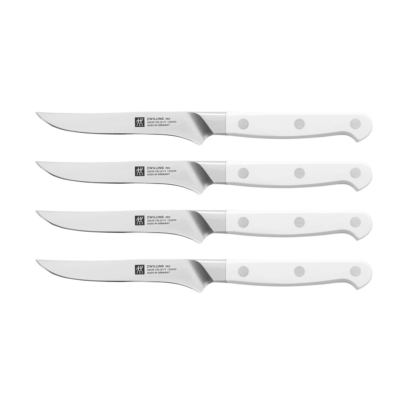 ZWILLING 4pc Steak Knife Set, Pro Le Blanc Series - Inhomebuy