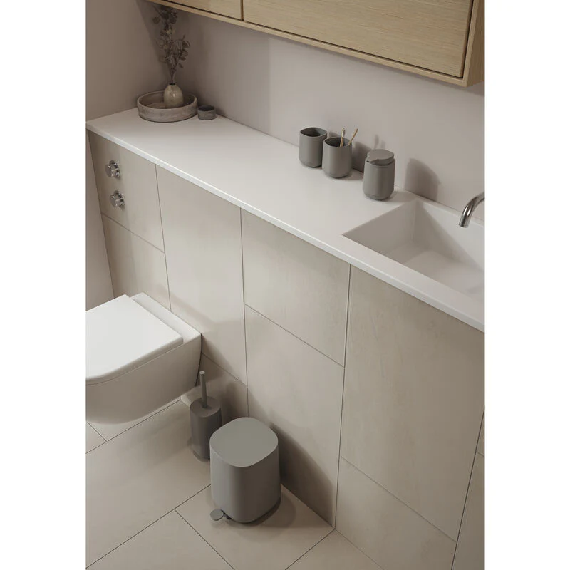 Pedal bin Time Concrete 3L - Inhomebuy